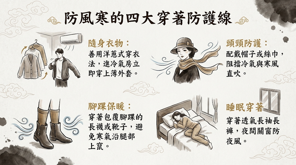 四季防寒保暖穿衣重點
